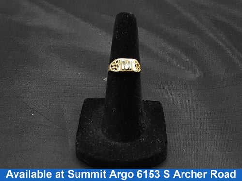 Women's Ring - Yellow Gold 14k (.585) 1.3 grams Size 3.5