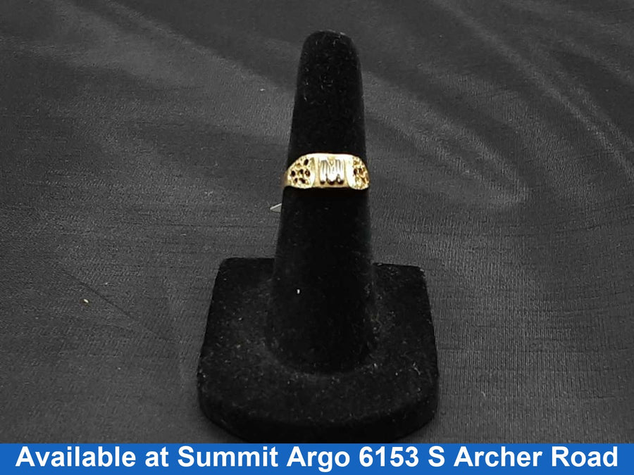 Women's Ring - Yellow Gold 14k (.585) 1.3 grams Size 3.5