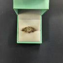 Ring - Wedding Set - Yellow Gold 14k (.585) 5.7 grams Size 5.5