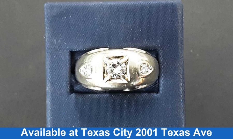 Men's Ring - Yellow Gold 14k (.585) 8.7 grams Size 11.5
