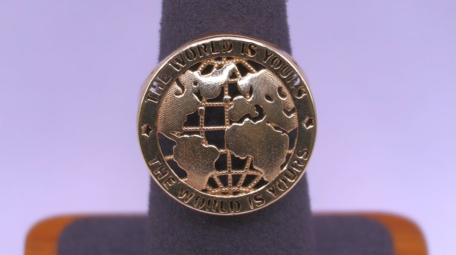 Men's Ring - Yellow Gold 10k (.417) 5.5 grams Size 9.5