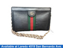 Gucci Ophidia Leather Bag Black Purse / Handbag