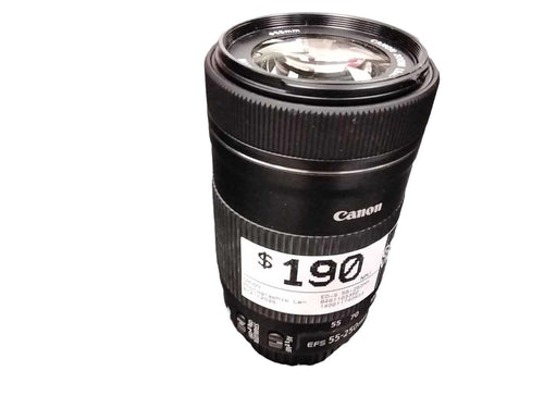 Canon Ed-s 55-250mm Black Photographic Lens