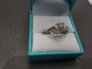 Women's Ring - White Gold 10k (.417) 3 grams Size 6.5