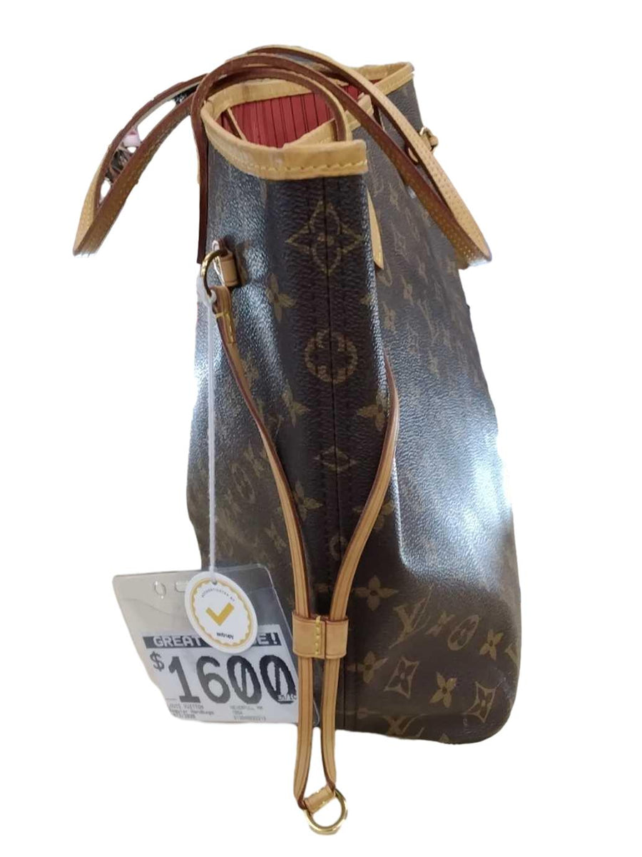 Louis Vuitton Neverfull Mm Brown Purse / Handbag