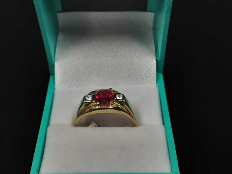 Women's Ring - Yellow Gold 14k (.585) 4.6 grams Size 7