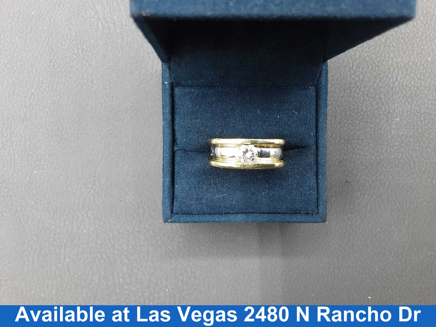 Men's Ring - Yellow Gold 18k (.750) 11.4 grams Size 10
