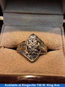 Women's Ring - Yellow Gold 10k (.417) 5.9 grams Size 8