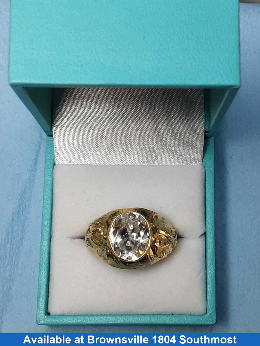 Men's Ring - Yellow Gold 10k (.417) 5.9 grams Size 11