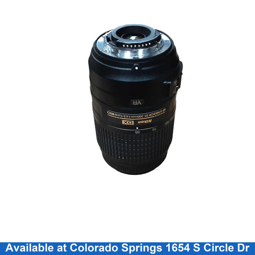 Nikon Dx Swm Vr Ed Hri 1.4m 4.59ft 58 Black Photographic Lens