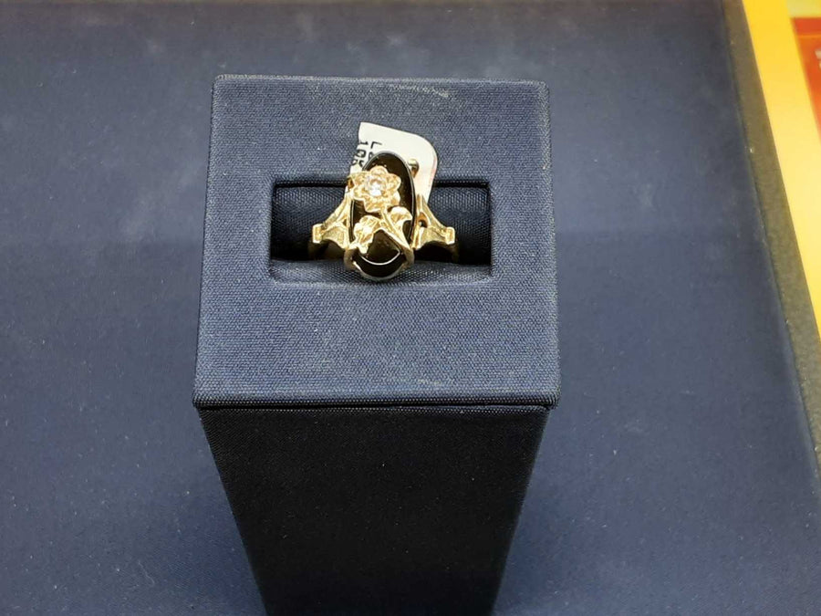 Women's Ring - Yellow Gold 10k (.417) 2.9 grams Size 6.5