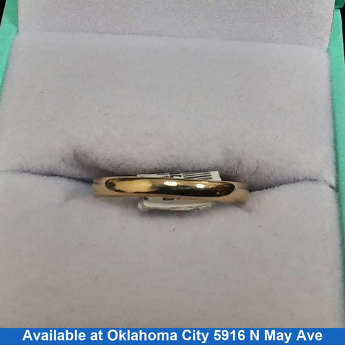 Man's Ring - Yellow Gold 14k (.585) 1.2 grams Size 20