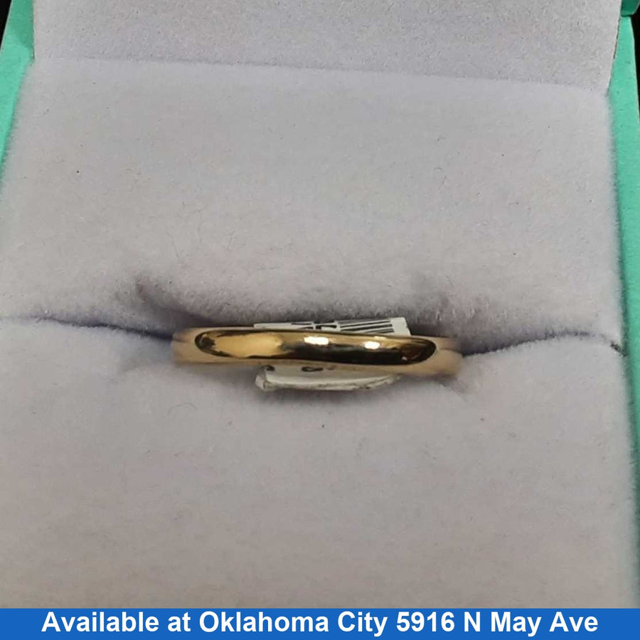 Man's Ring - Yellow Gold 14k (.585) 1.2 grams Size 20