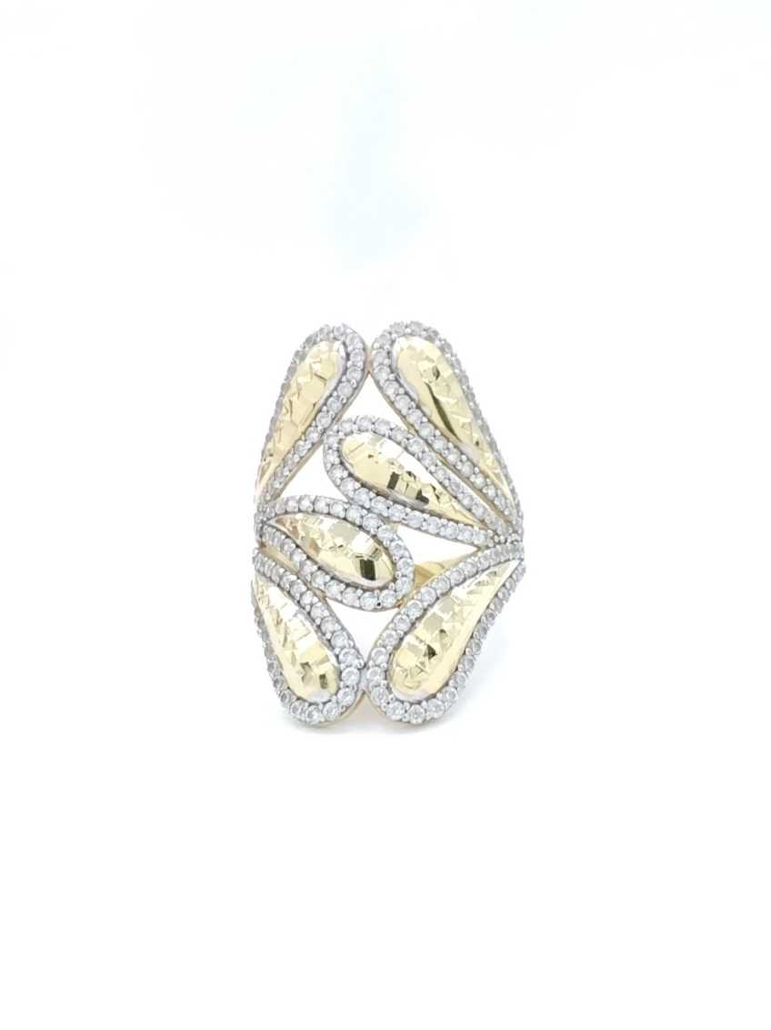Women's Ring - Yellow Gold 14k (.585) 5.2 grams Size 8