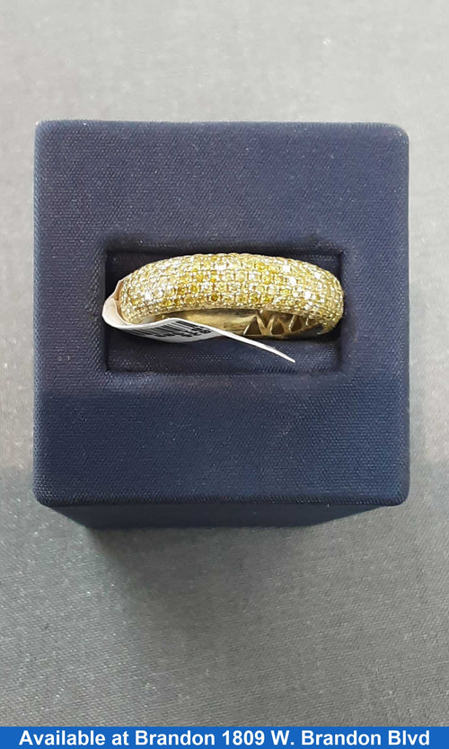 Ring - Wedding Band - Yellow Gold 18k (.750) 6.1 grams Size 9