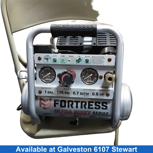 Fortress Ultra Quiet Silver Electric Compressor