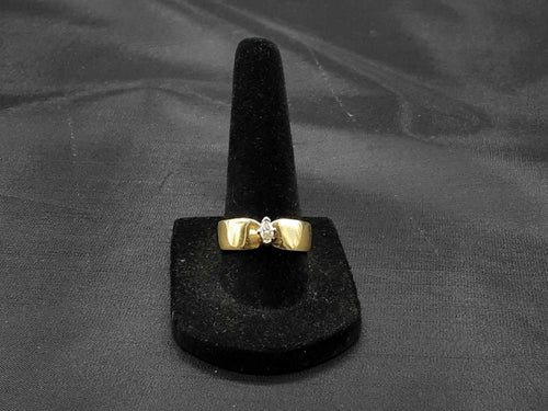 Women's Ring - Solitaire - Yellow Gold 14k (.585) 5.2 grams Size 8.5