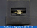 Women's Ring - Solitaire - White Gold 14k (.585) 2.1 grams Size 4.5