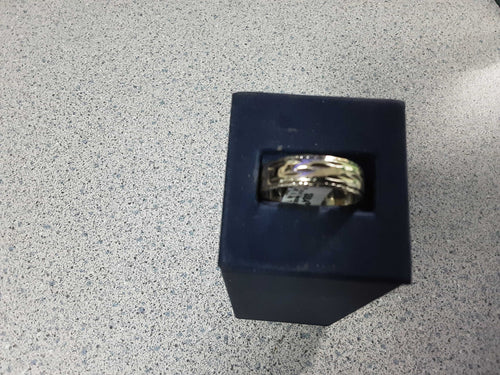 Ring - Wedding Band - Yellow Gold 14k (.585) 6.2 grams Size 12
