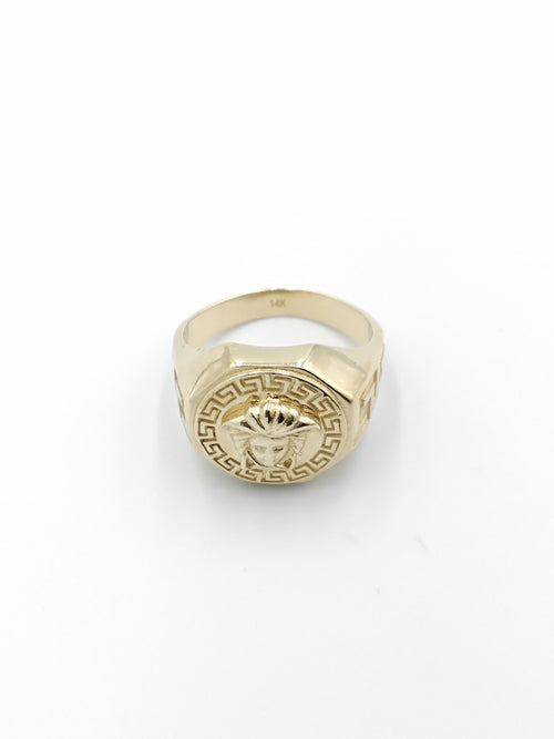 Men's Ring - Yellow Gold 14k (.585) 7.4 grams Size 10.5