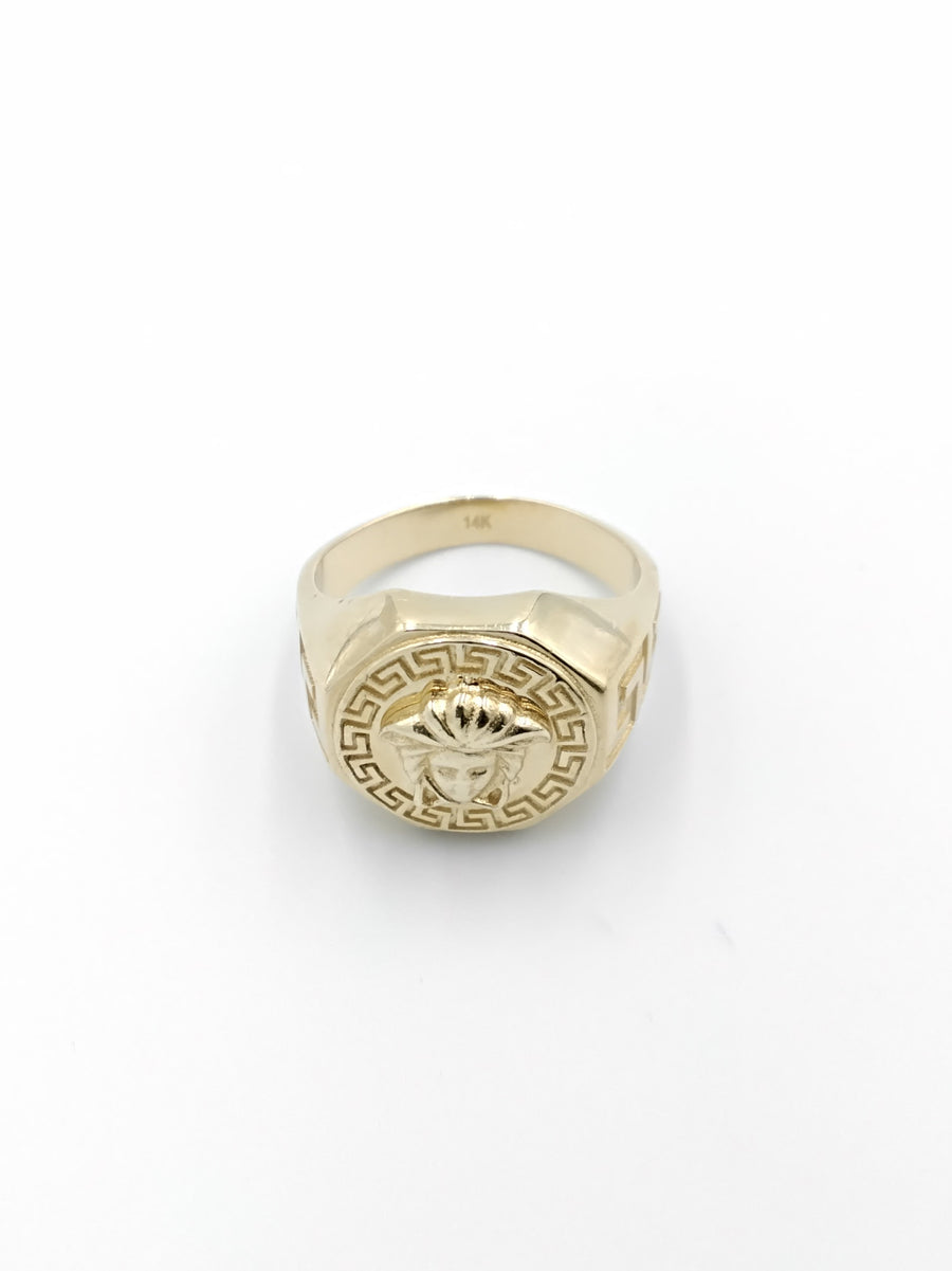 Men's Ring - Yellow Gold 14k (.585) 7.4 grams Size 10.5