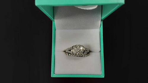 Women's Ring - White Gold 14k (.585) 6 grams Size 10