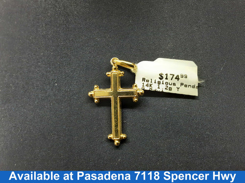 Religious Pendant - Yellow Gold 14k (.585) 1.2 grams