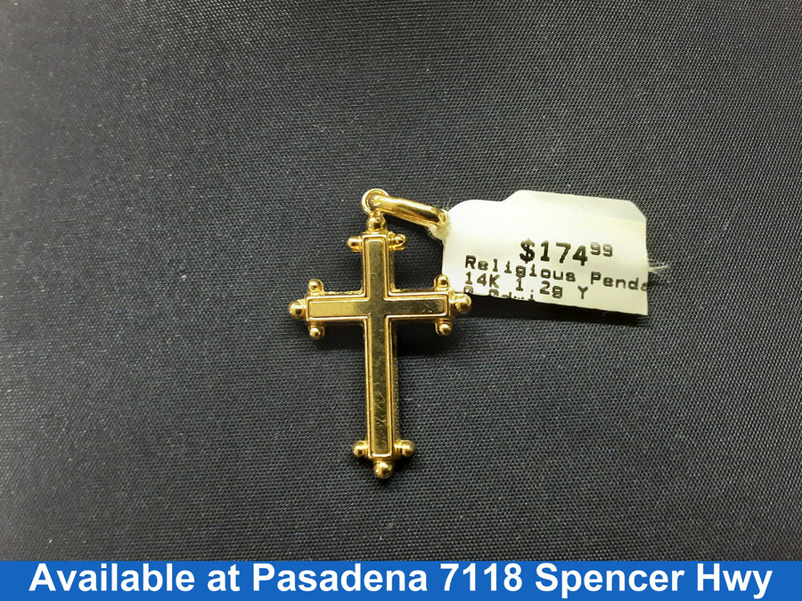 Religious Pendant - Yellow Gold 14k (.585) 1.2 grams