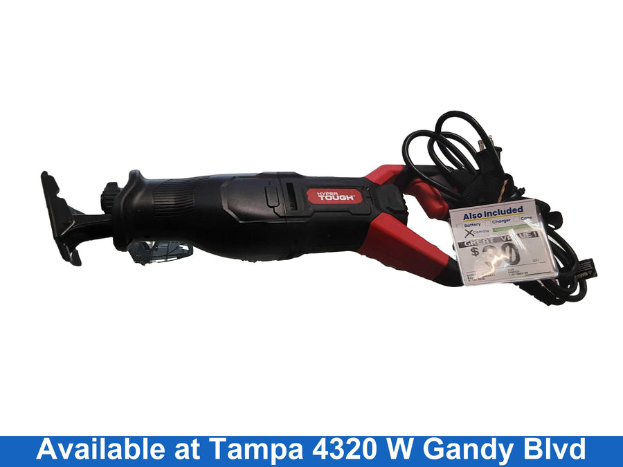 Hyper Tough 3329 Red Corded Reciprocating Saw