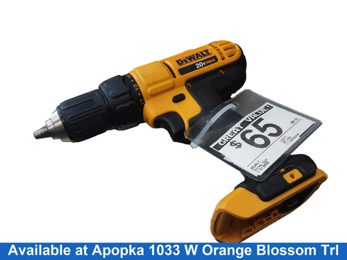 Dewalt Dcd771 Yellow Cordless Screw Gun