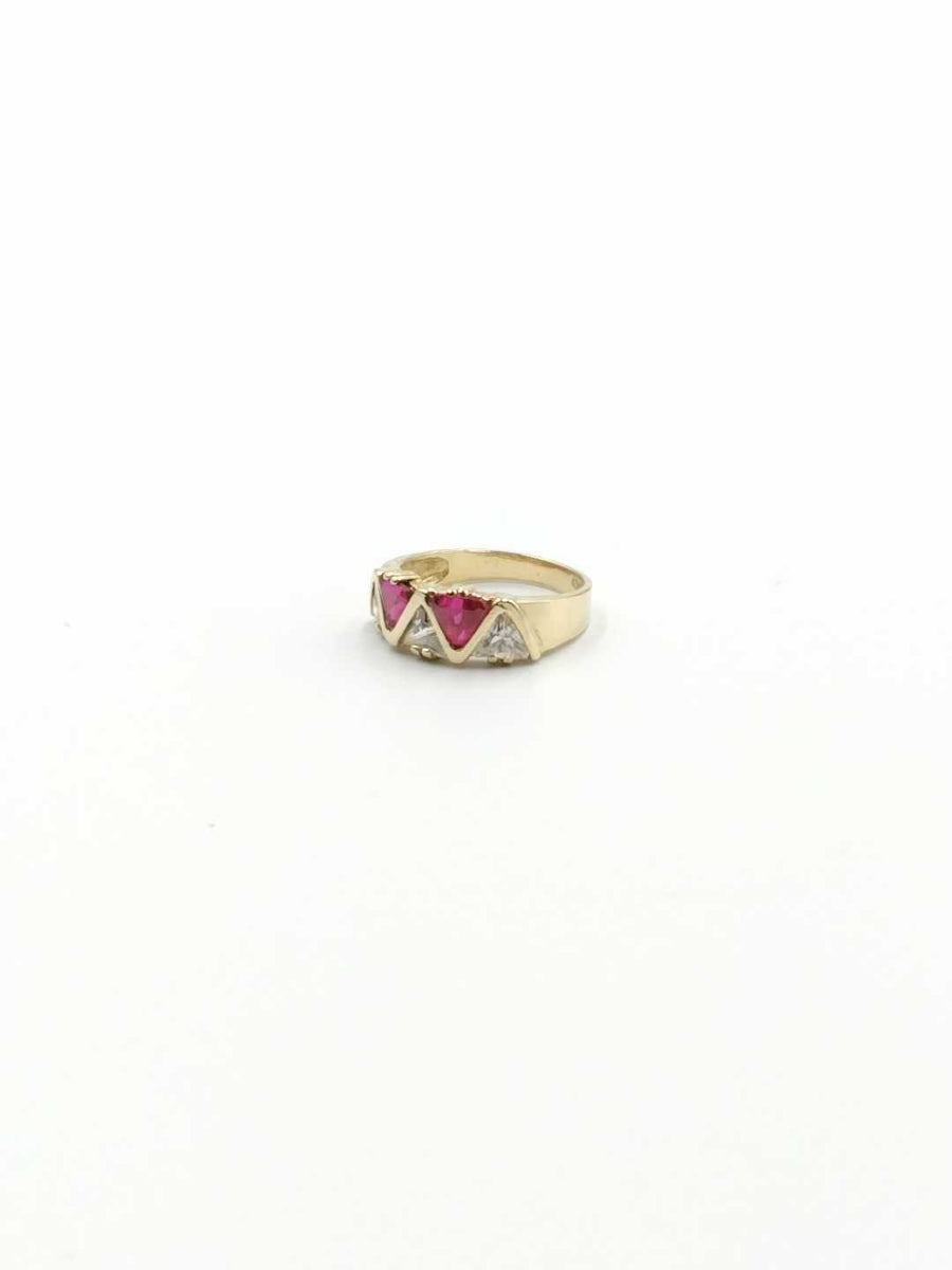 Women's Ring - Yellow Gold 14k (.585) 4.3 grams Size 8