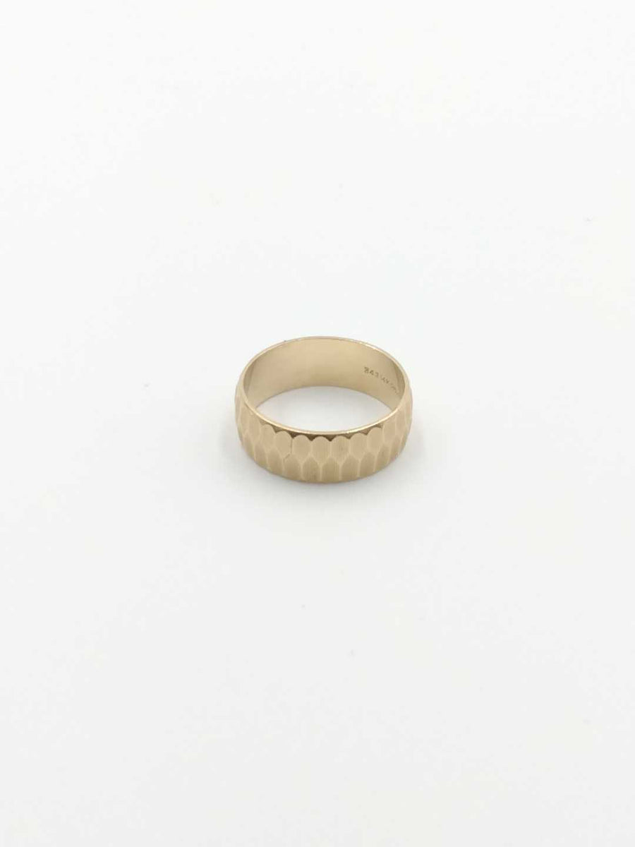 Ring - Wedding Band - Yellow Gold 14k (.585) 6.1 grams Size 10