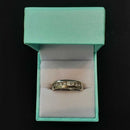 Ring - Wedding Band - White Gold 14k (.585) 8.8 grams Size 9