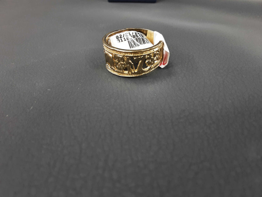 Women's Ring - Yellow Gold 10k (.417) 6 grams Size 9