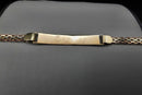ID Bracelet - Yellow Gold 10k (.417) 4.8 grams 8 inch