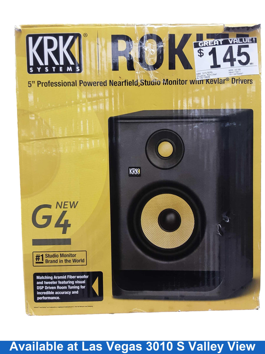 Krk Systems Ampk 00168 Black Studio Monitor Speaker