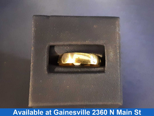 Ring - Wedding Band - Yellow Gold 10k (.417) 3 grams Size 8