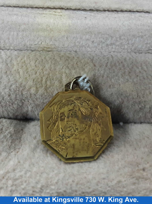 Coin Pendant - Yellow Gold 14k (.585) 1.3 grams