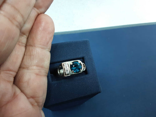 Men's Ring - White Gold 10k (.417) 7.4 grams Size 9