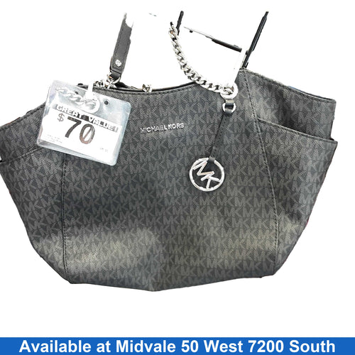 Michael Kors Jet Set Travel Chain Black Purse / Handbag