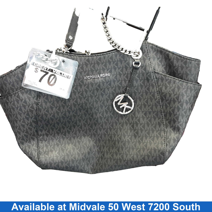 Michael Kors Jet Set Travel Chain Black Purse / Handbag