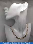 Figaro Chain - Yellow Gold 10k (.417) 27.7 grams 24 inch