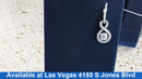 Diamond Pendant - White Gold 10k (.417) 2.1 grams
