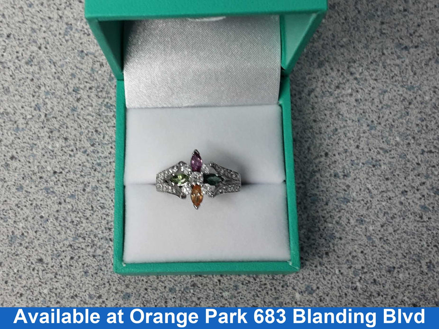 Women's Ring - White Gold 14k (.585) 5.2 grams Size 7