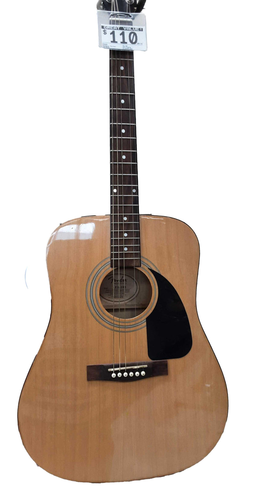 Fender Fa-100 Beige / Tan Acoustic Classic Guitar