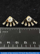 Double Stud Earring - Yellow Gold 10k (.417) 4.5 grams