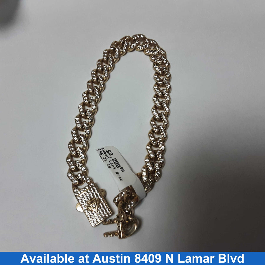 Cuban Link Bracelet - Yellow Gold 14k (.585) 21.1 grams 7 inch