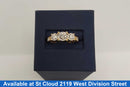 Ring - Wedding Set - Yellow Gold 14k (.585) 4.43 grams Size 7.5