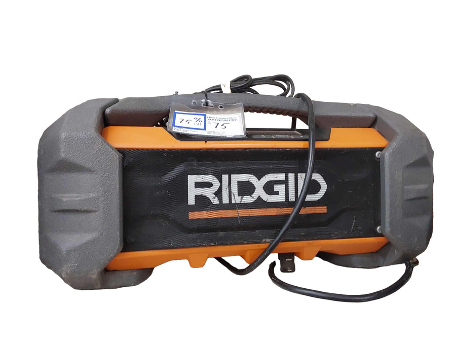 Ridgid R84087 Orange Short Wave Radio