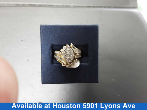 Women's Ring - Yellow Gold 14k (.585) 7.2 grams Size 7